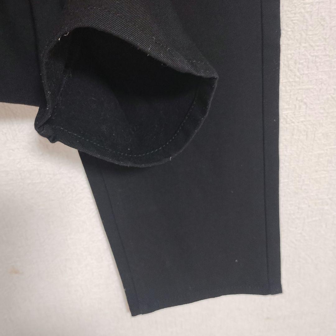 UNIQLOブラック スリムフィット カジュアルパンツ M ストレッチ 4