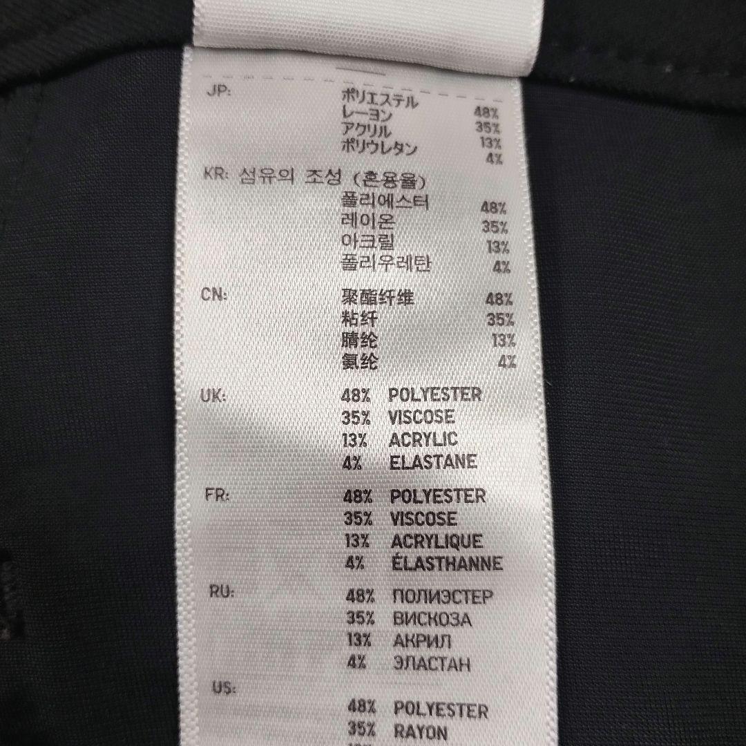 UNIQLOブラック スリムフィット カジュアルパンツ M ストレッチ 8