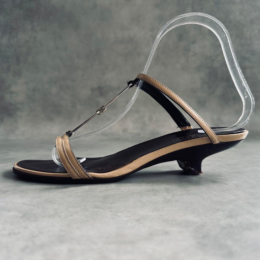 GUCCI シルバー金具　ストラップ　ミュール　サンダル 7