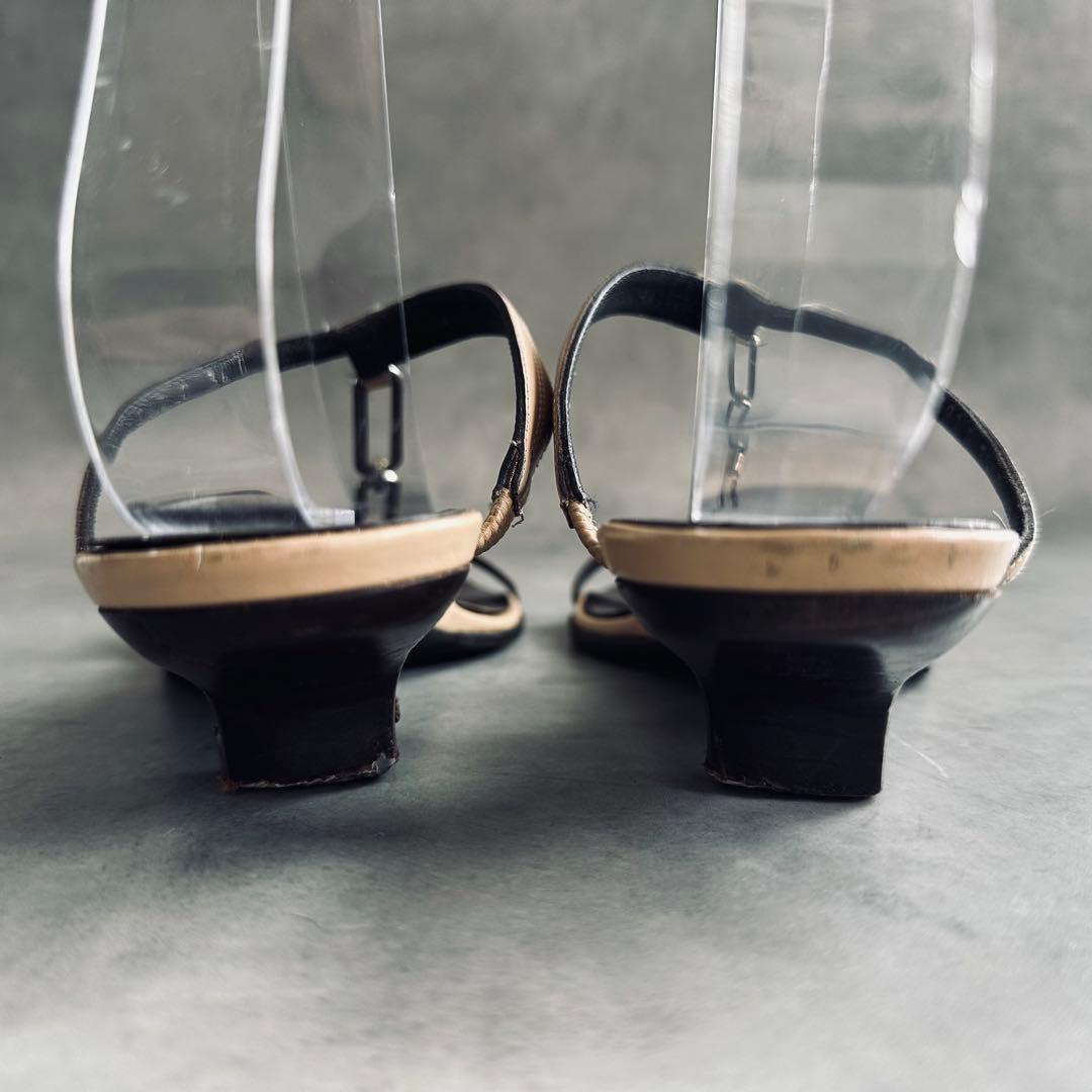 GUCCI シルバー金具　ストラップ　ミュール　サンダル 9