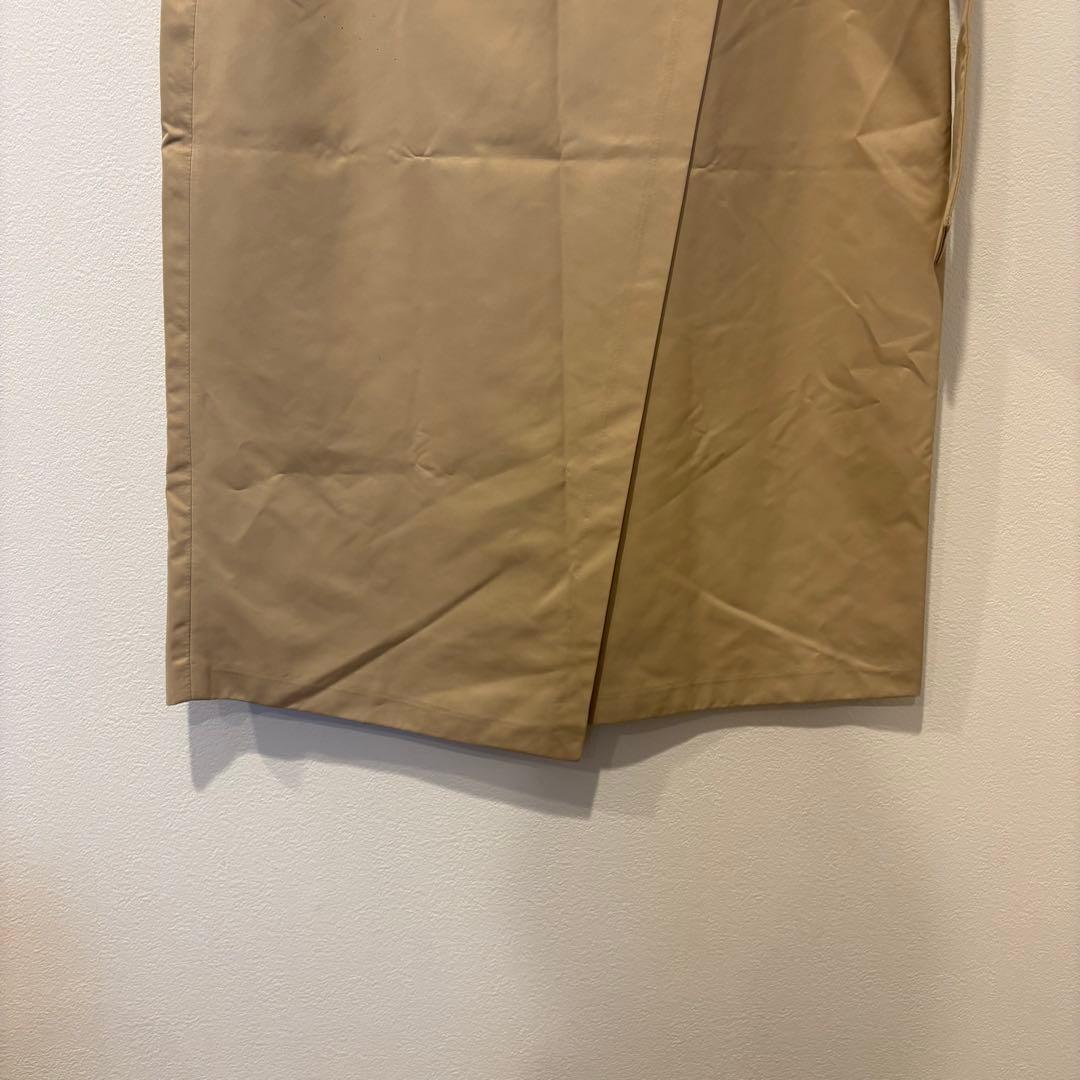 ザラベーシック ラップスカート タイト ベルト ベージュ L ミモレ丈 上品 3