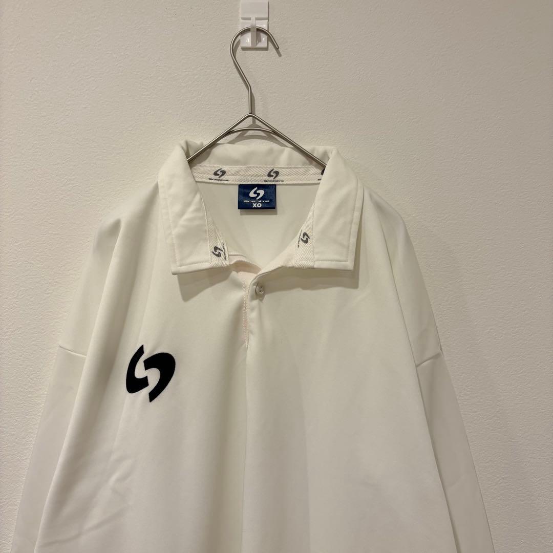 セプター ポロシャツ 長袖 スポーツ ホワイト 白　XO 大きい　ラグビー 2