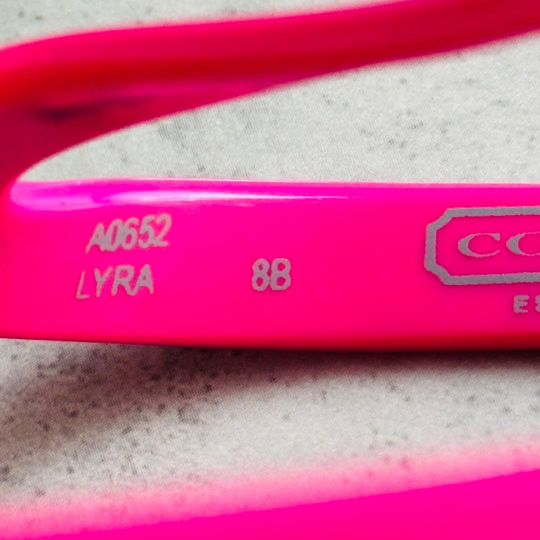 Y2K COACH ピンク シグネチャー 柄ビーチサンダル 10