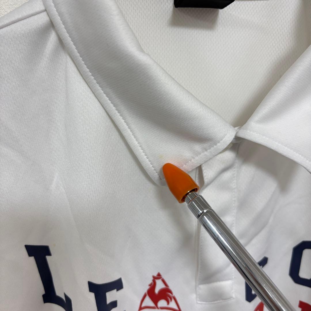 le coq sportif ポロシャツ L ホワイトメンズスポーツd755 8