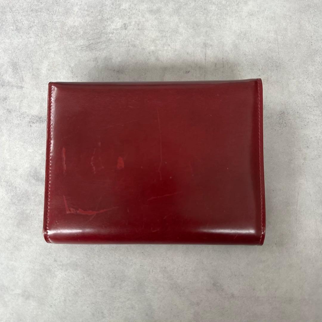 Cartier パンテール　三つ折り財布 コンパクトウォレット　ボルドー 2