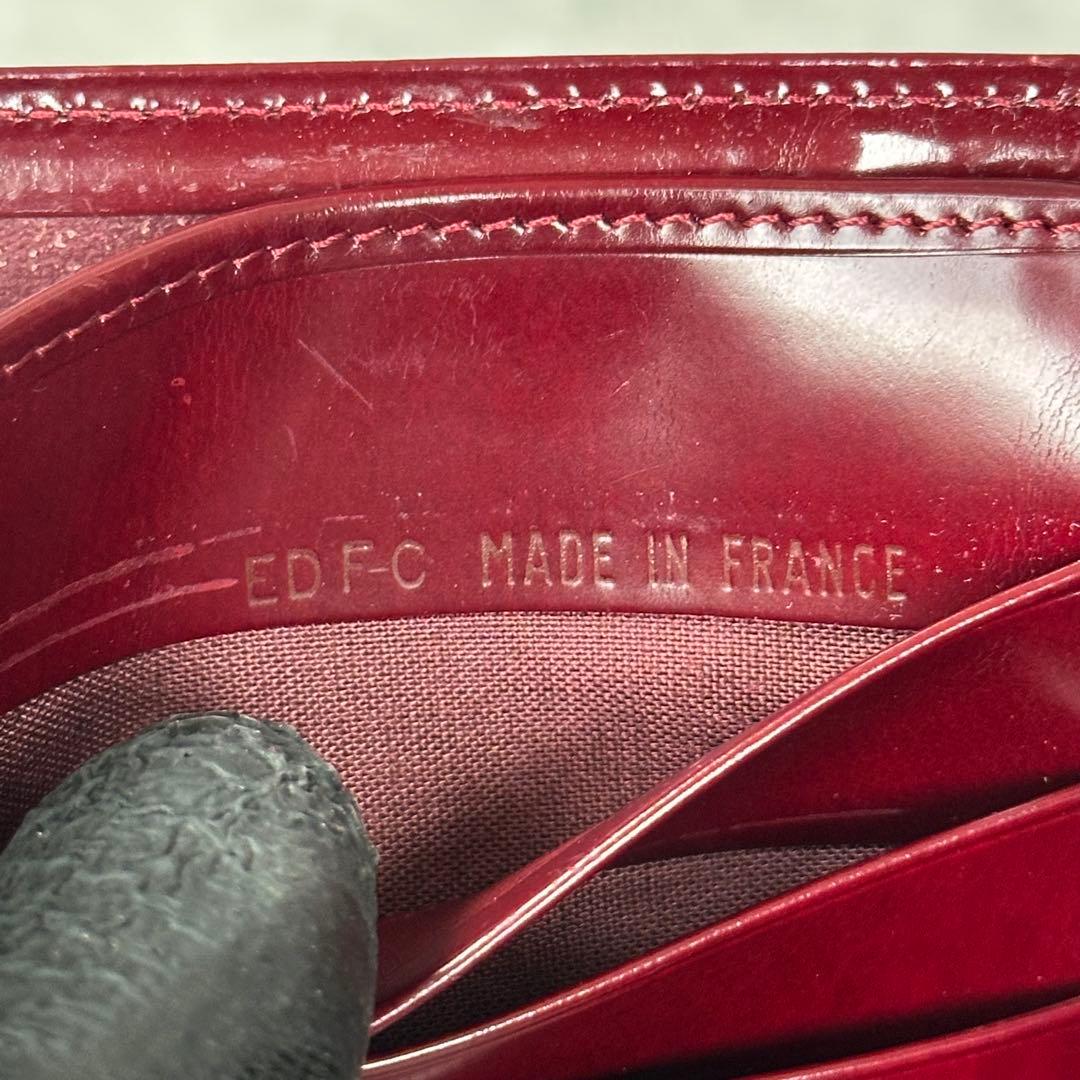 Cartier パンテール　三つ折り財布 コンパクトウォレット　ボルドー 16