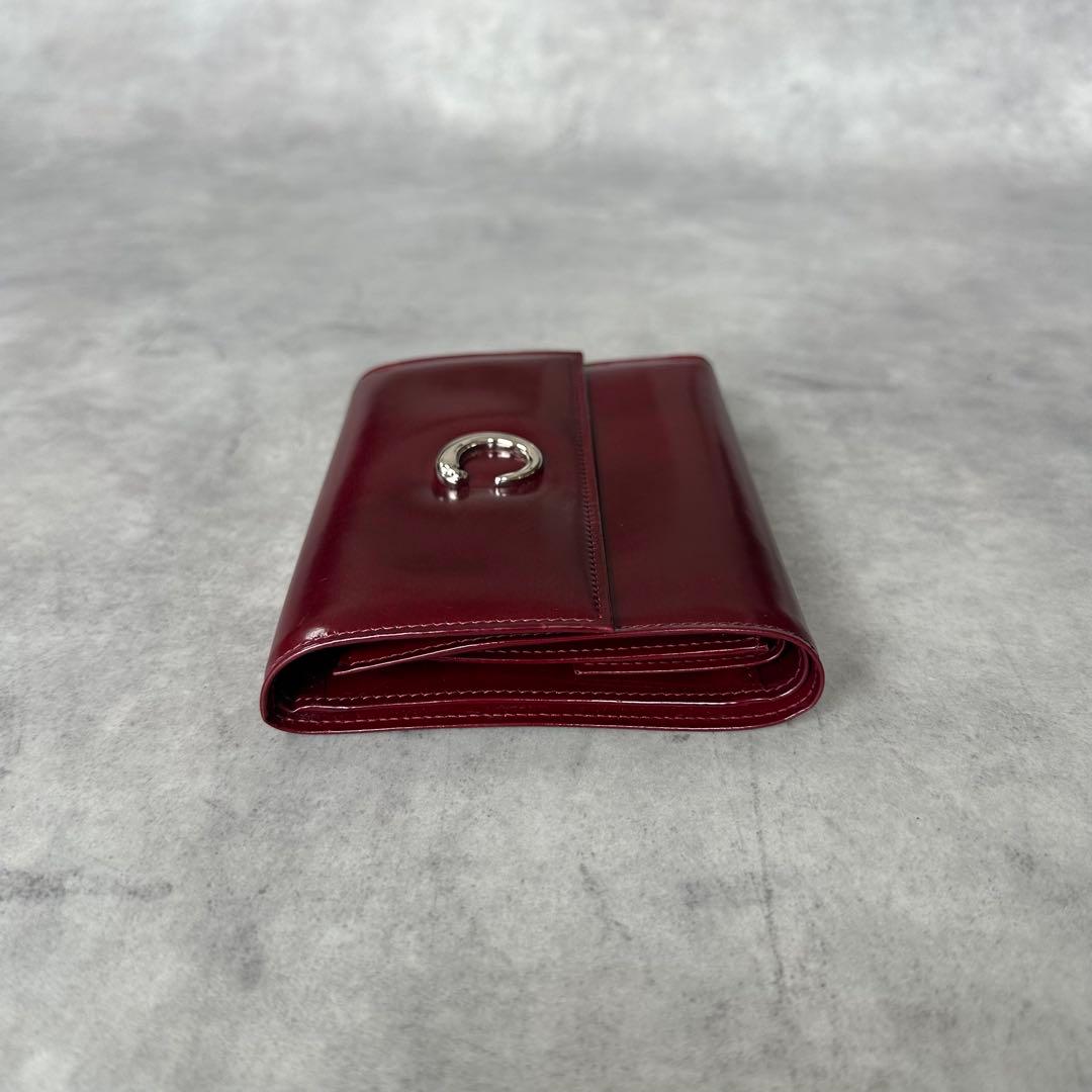 Cartier パンテール　三つ折り財布 コンパクトウォレット　ボルドー 7