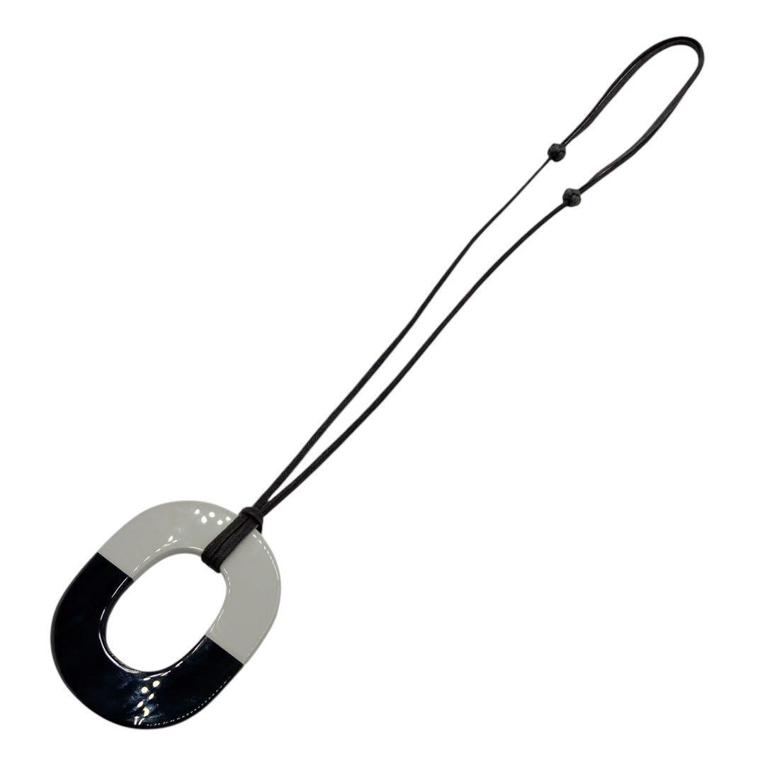 美品✨ エルメス ネックレス イスム バッファローホーン ペンダント 3