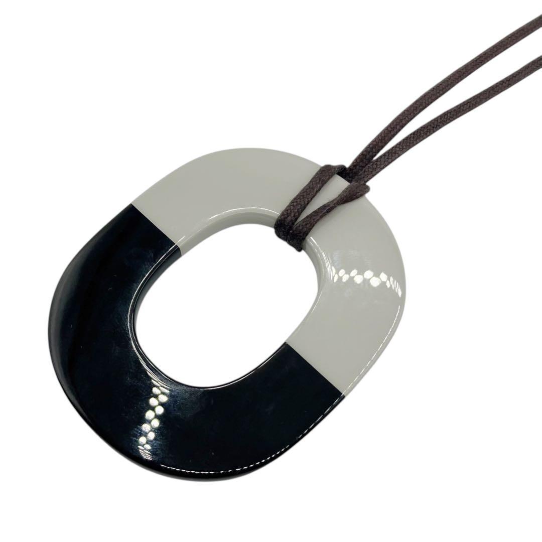 美品✨ エルメス ネックレス イスム バッファローホーン ペンダント 4