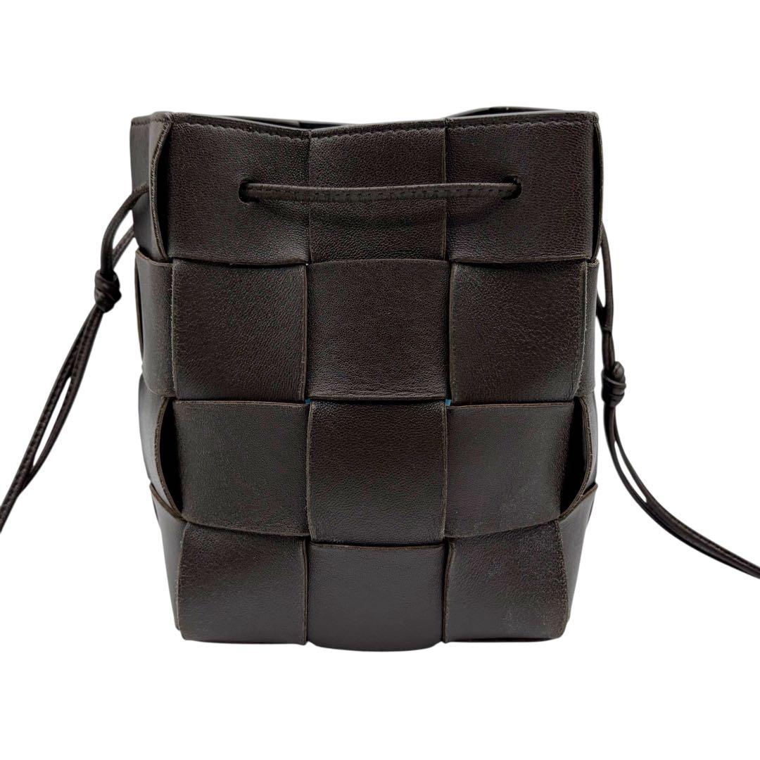 ⭐️良品⭐️ ボッテガヴェネタ カセット バケットバッグ ブラウン 3