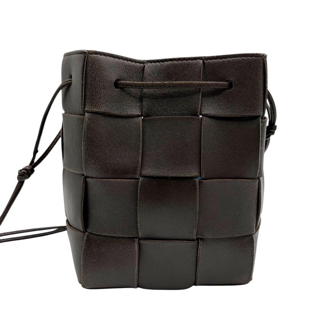 ⭐️良品⭐️ ボッテガヴェネタ カセット バケットバッグ ブラウン 4
