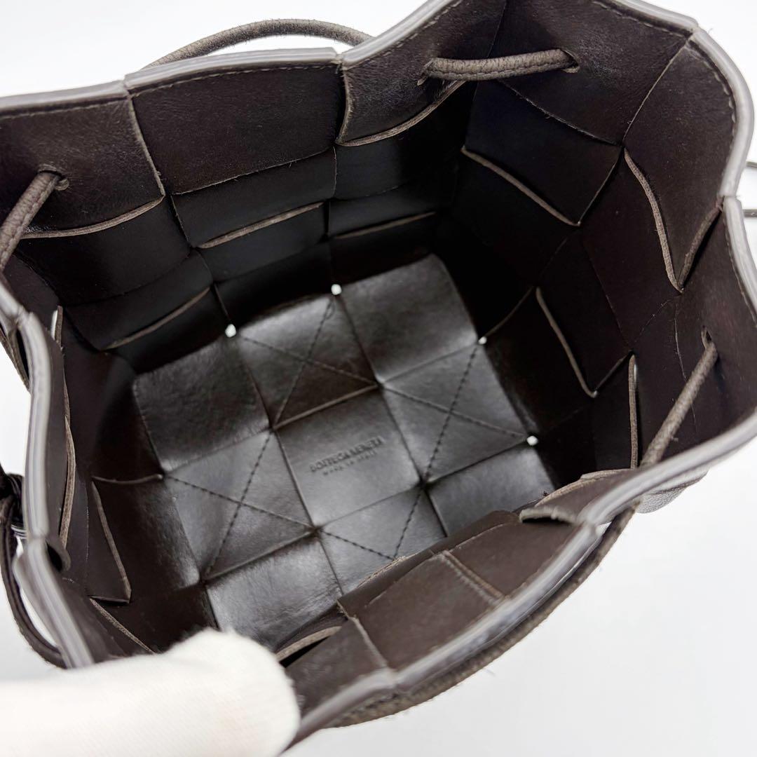 ⭐️良品⭐️ ボッテガヴェネタ カセット バケットバッグ ブラウン 6