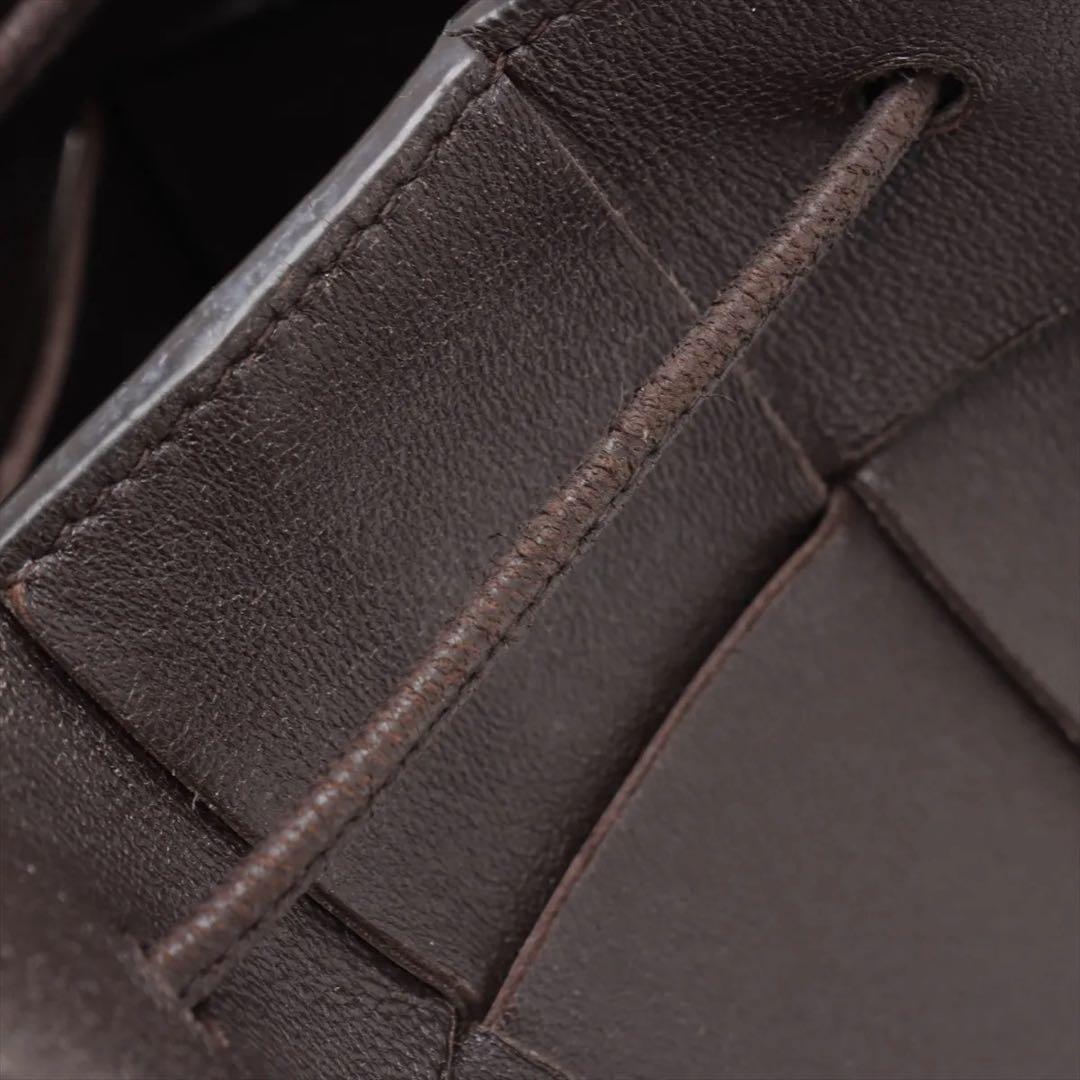 ⭐️良品⭐️ ボッテガヴェネタ カセット バケットバッグ ブラウン 10