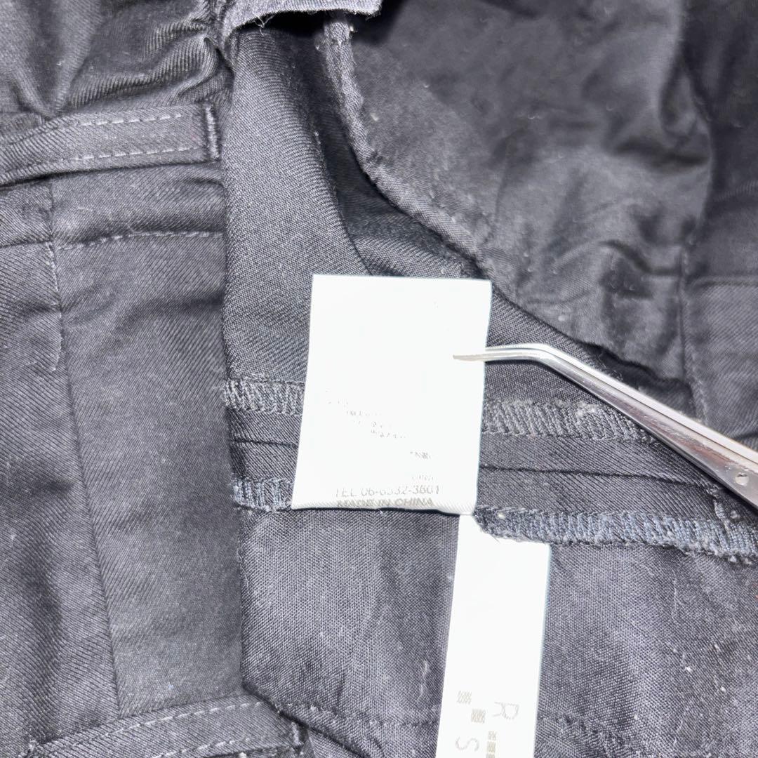 RS ワイドパンツ L 黒 メンズブラックゆったりシンプルd780 17