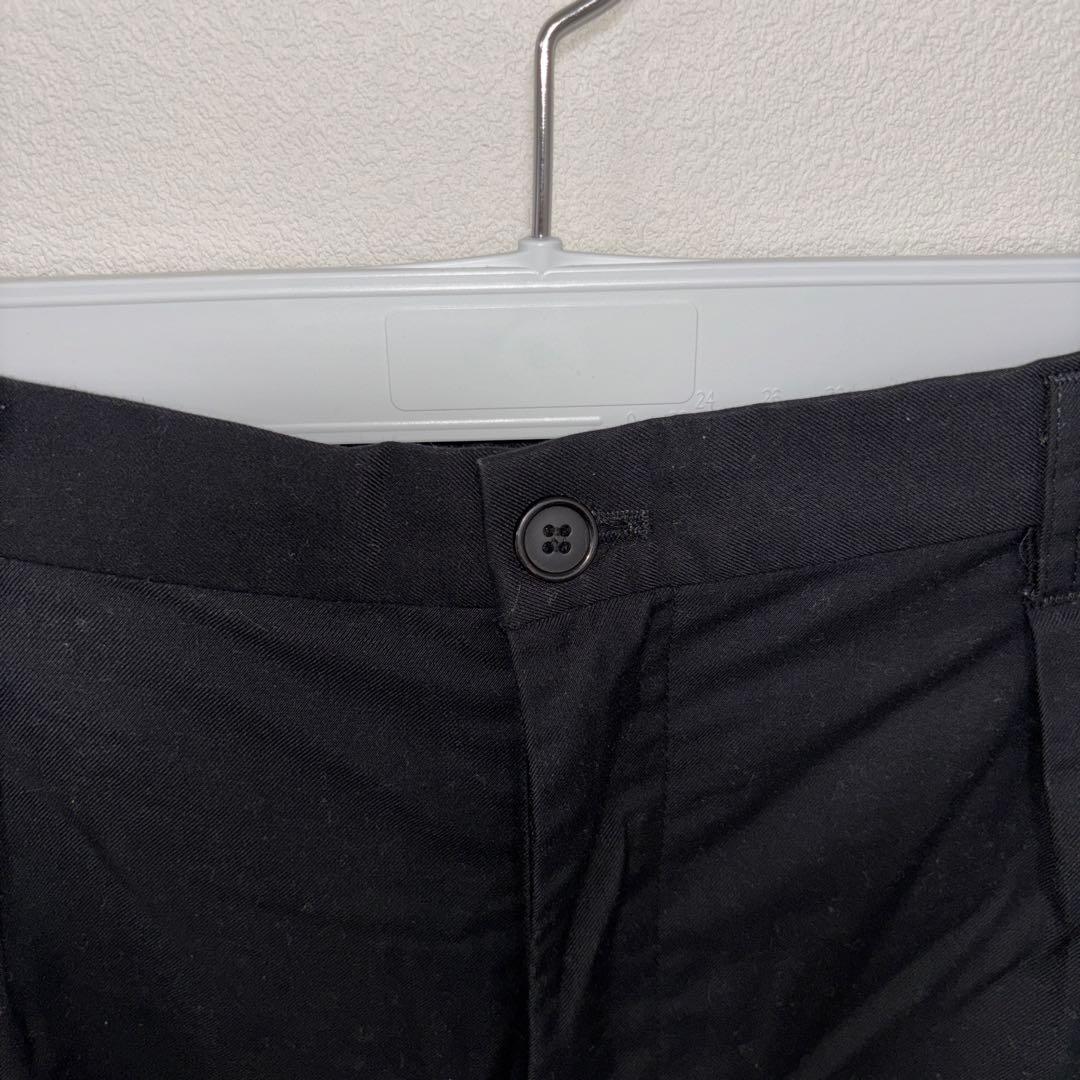 RS ワイドパンツ L 黒 メンズブラックゆったりシンプルd780 3