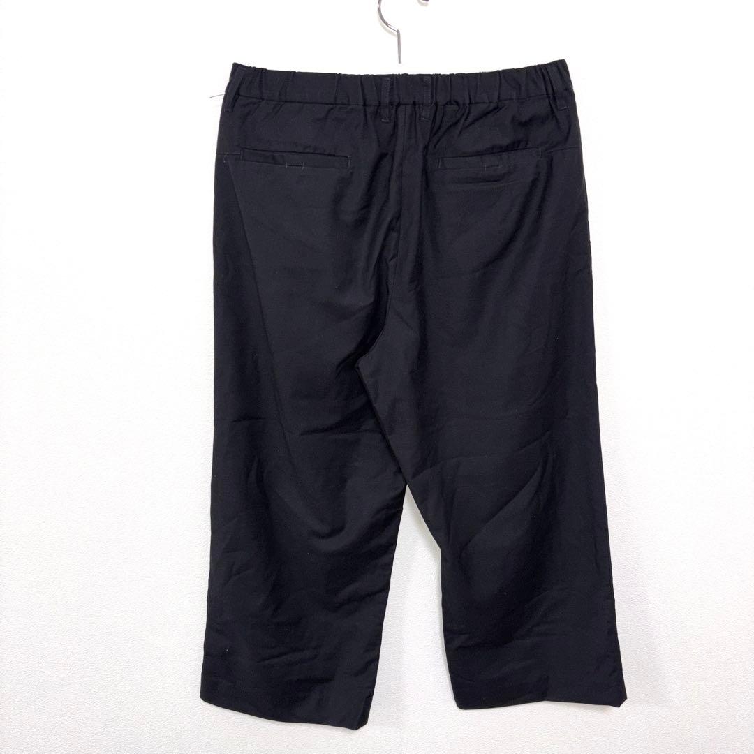 RS ワイドパンツ L 黒 メンズブラックゆったりシンプルd780 9