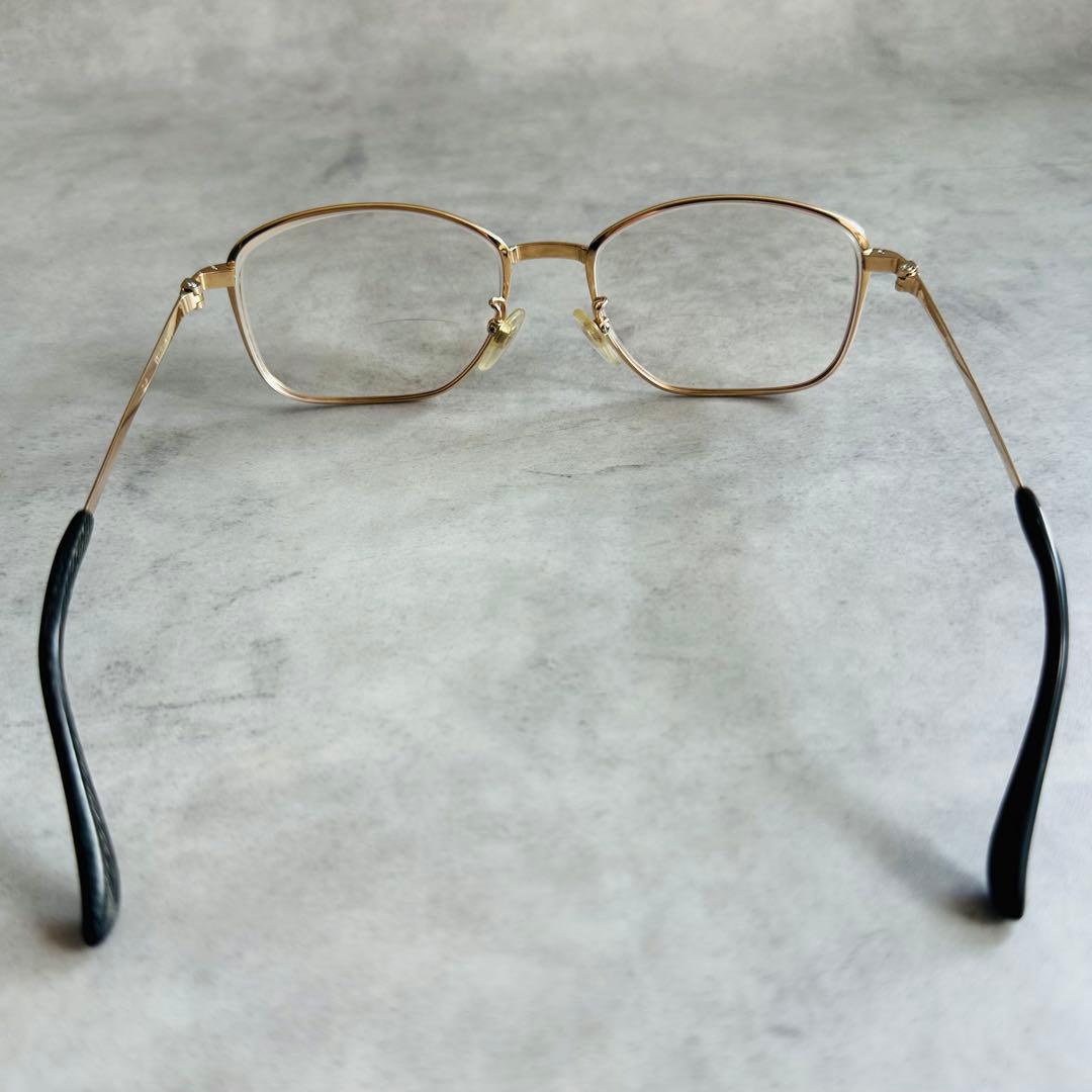 BURBERRY エンボスロゴ　ゴールドフレーム　ノバチェック　メガネ 6