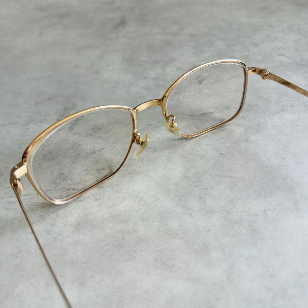 BURBERRY エンボスロゴ　ゴールドフレーム　ノバチェック　メガネ 7