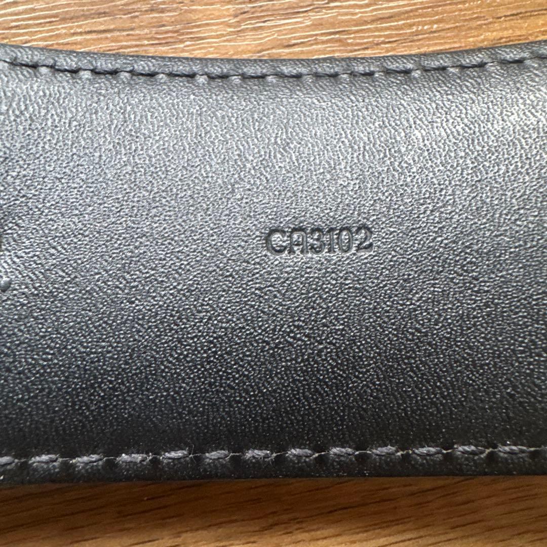 Louis Vuitton ダミエ ブラック ベルト 85 3