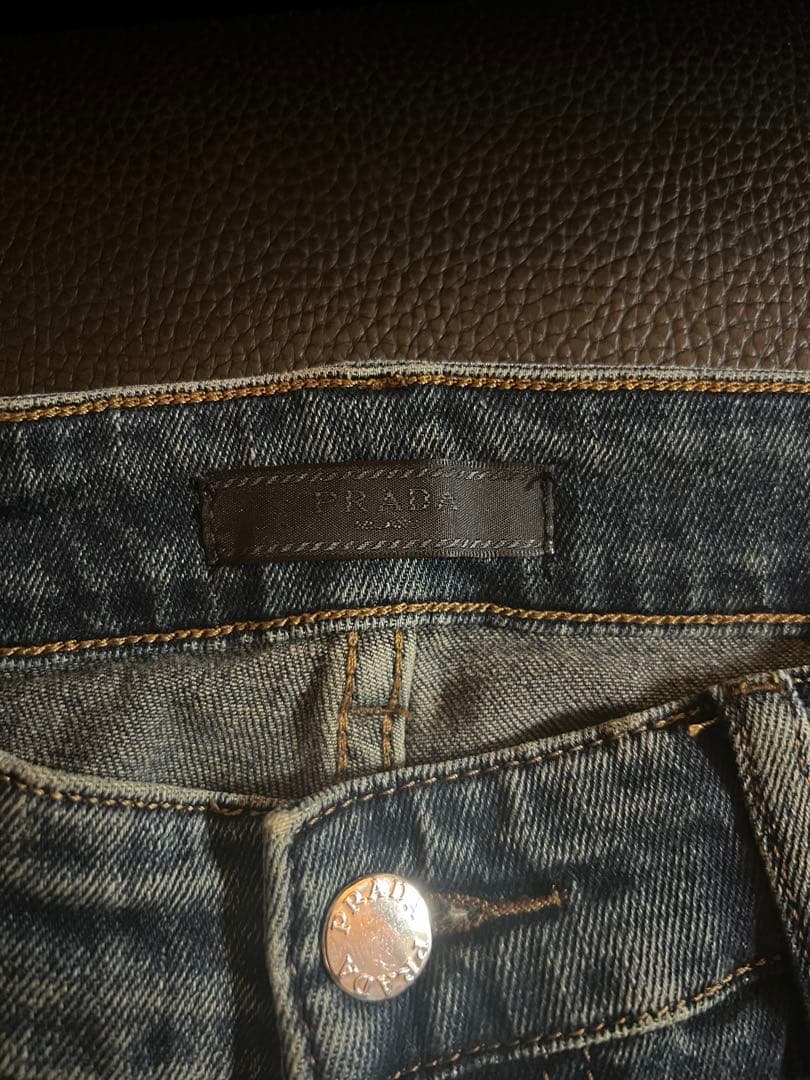 PRADA ダークブルー スリムフィット デニム 4