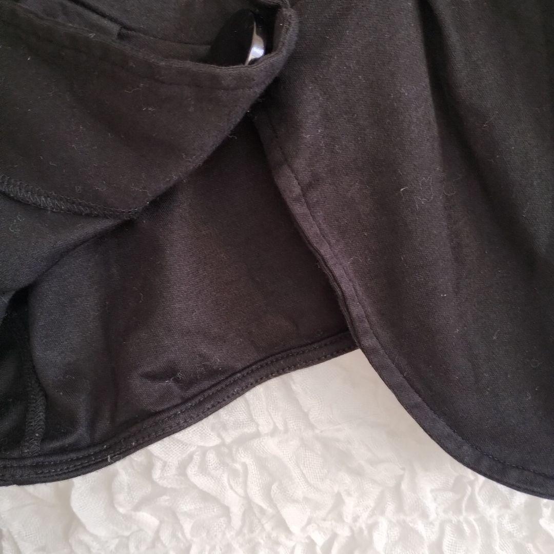 ペイトンプレイス ブラック 五分袖 ボレロ 可愛い ボタン カジュアル オフィス 4