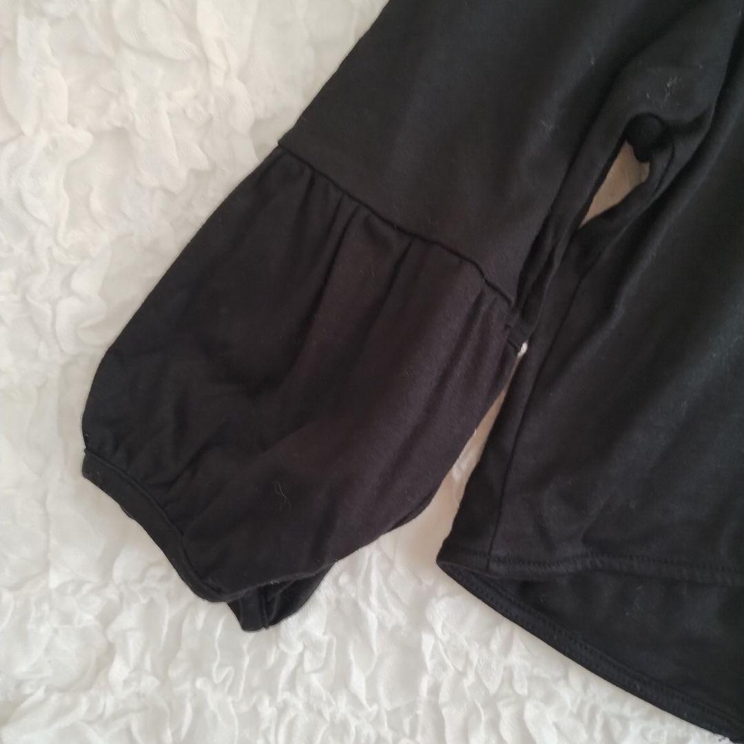 ペイトンプレイス ブラック 五分袖 ボレロ 可愛い ボタン カジュアル オフィス 8