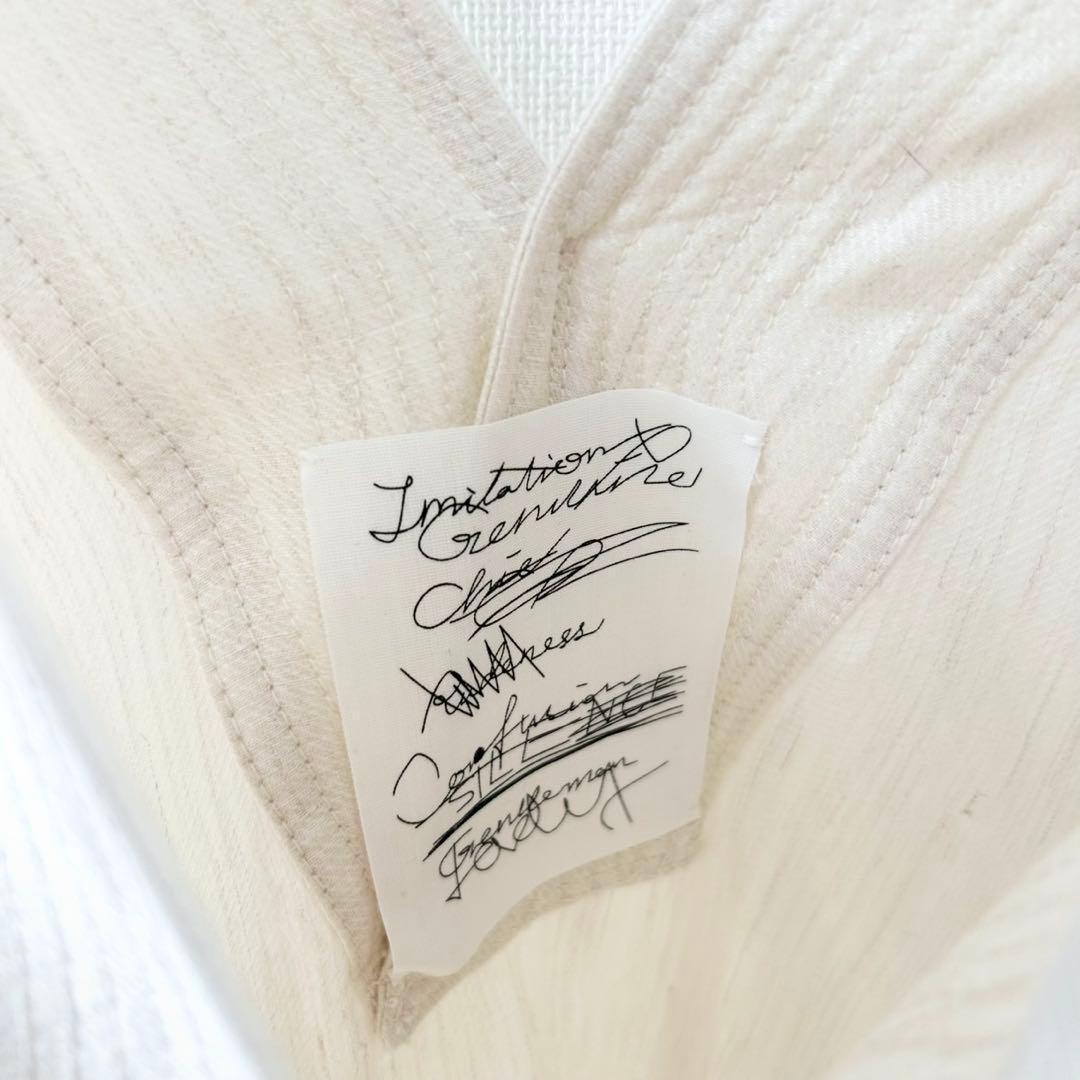 新品未使用✨カオス　chaos アルパカリネンカフカワンピース　オフホワイト 4