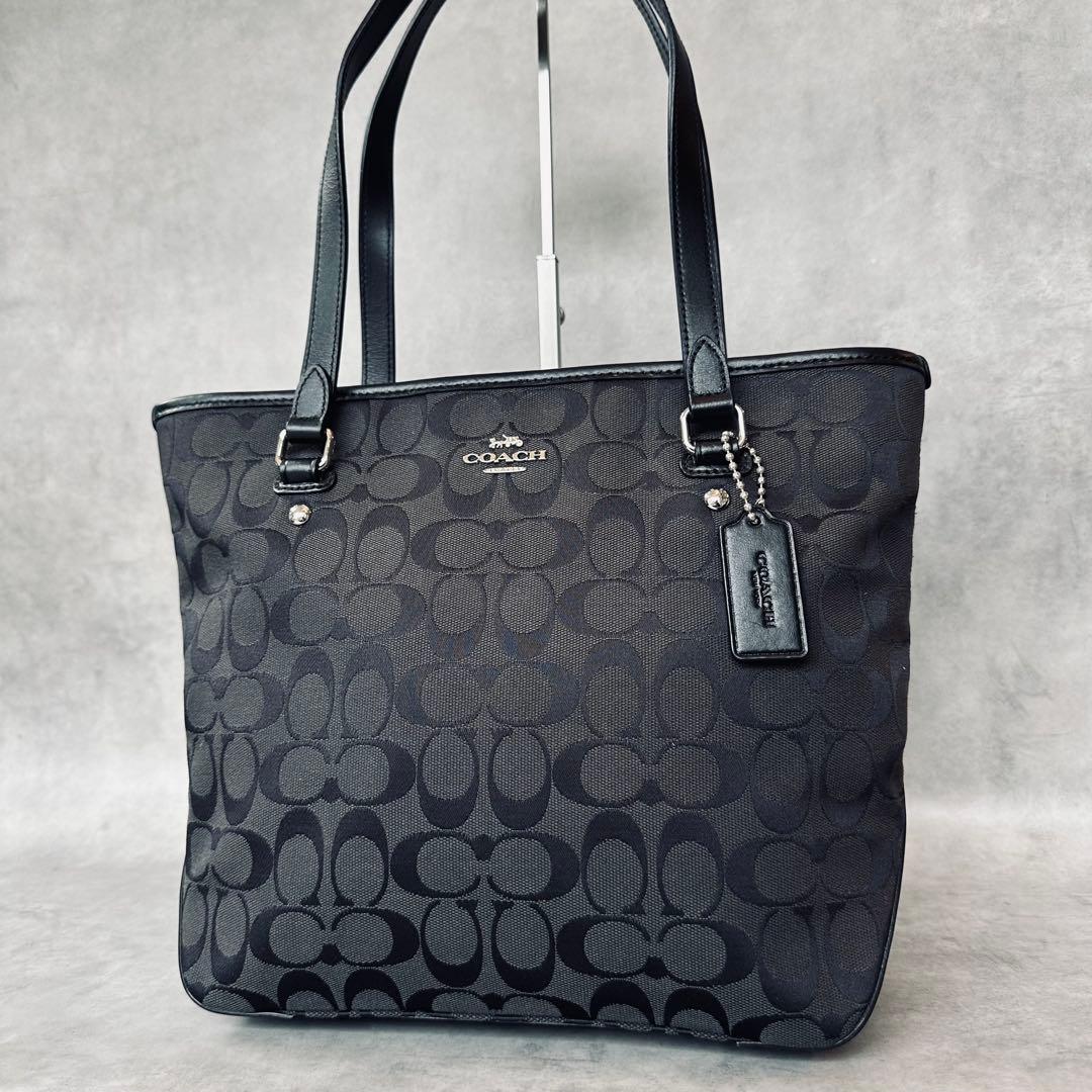 COACH Signature Zip Tote Bag