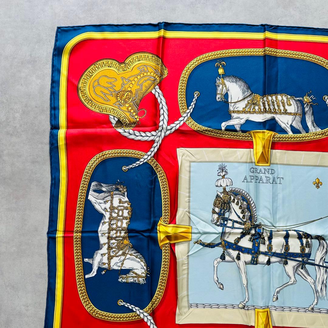 HERMES カレ90 《グラン・アパラ》 GRAND APPARAT 盛装の馬 2