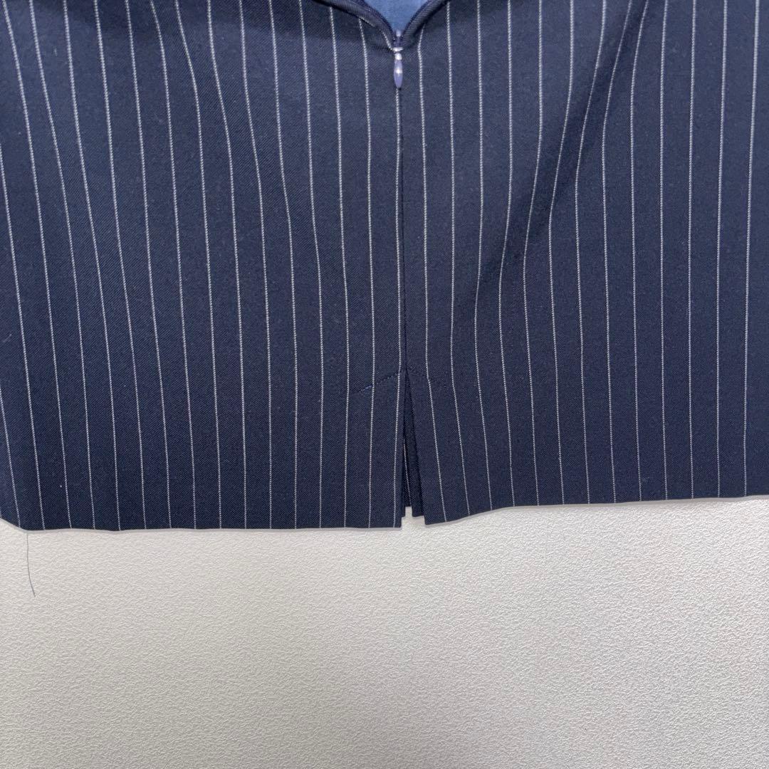 m.f.editorial ネイビーストライプ タイトミニスカート L d781 11