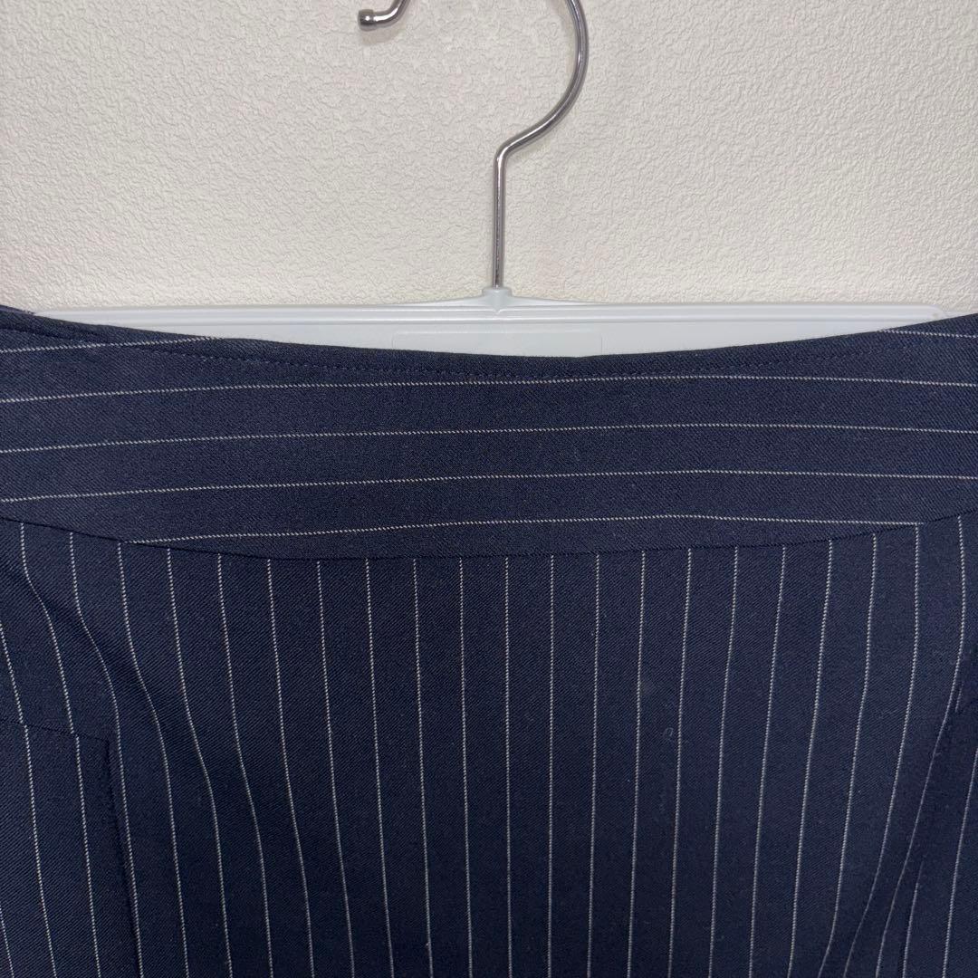 m.f.editorial ネイビーストライプ タイトミニスカート L d781 3