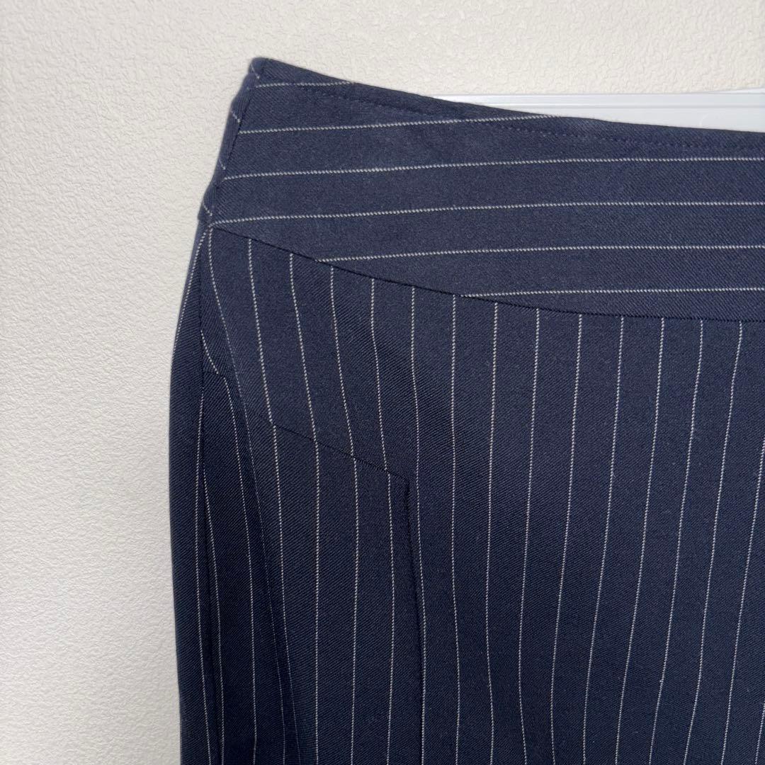 m.f.editorial ネイビーストライプ タイトミニスカート L d781 4