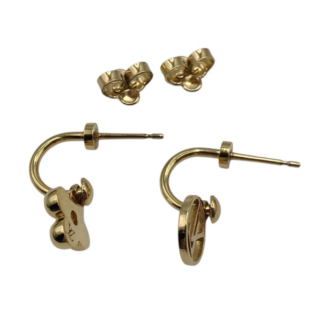 美品✨ ルイヴィトン ブックルドレイユ ロゴマニア ピアス 4