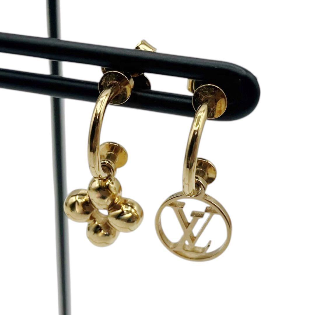 美品✨ ルイヴィトン ブックルドレイユ ロゴマニア ピアス 6