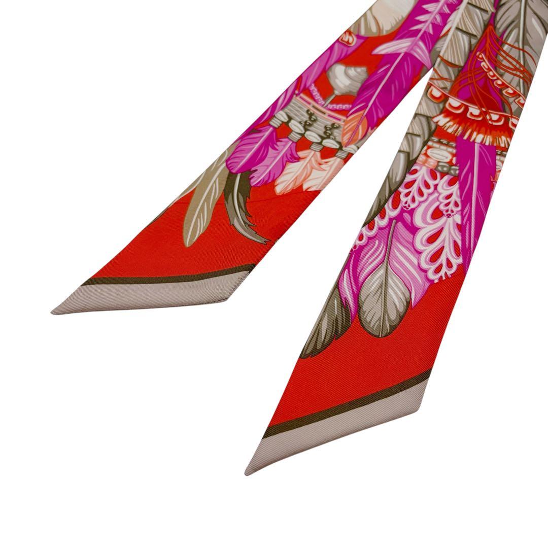 ⭐️良品⭐️ エルメス ツイリー ダンスパシフィック スカーフ ピンク 3