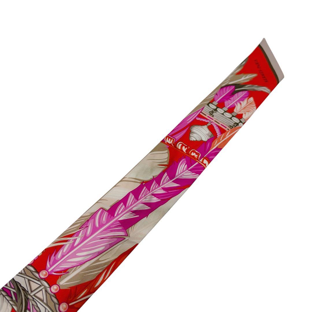 ⭐️良品⭐️ エルメス ツイリー ダンスパシフィック スカーフ ピンク 7