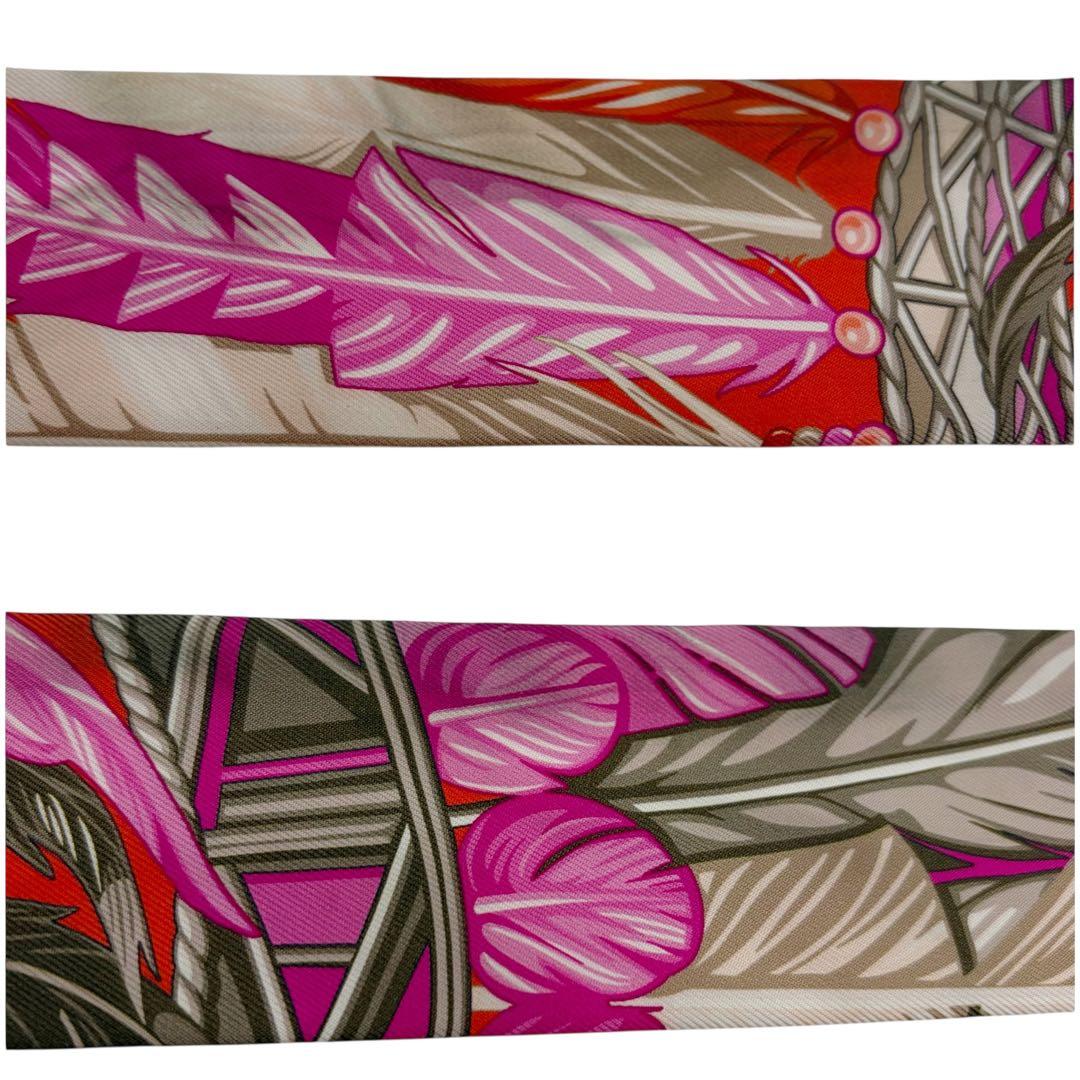 ⭐️良品⭐️ エルメス ツイリー ダンスパシフィック スカーフ ピンク 9