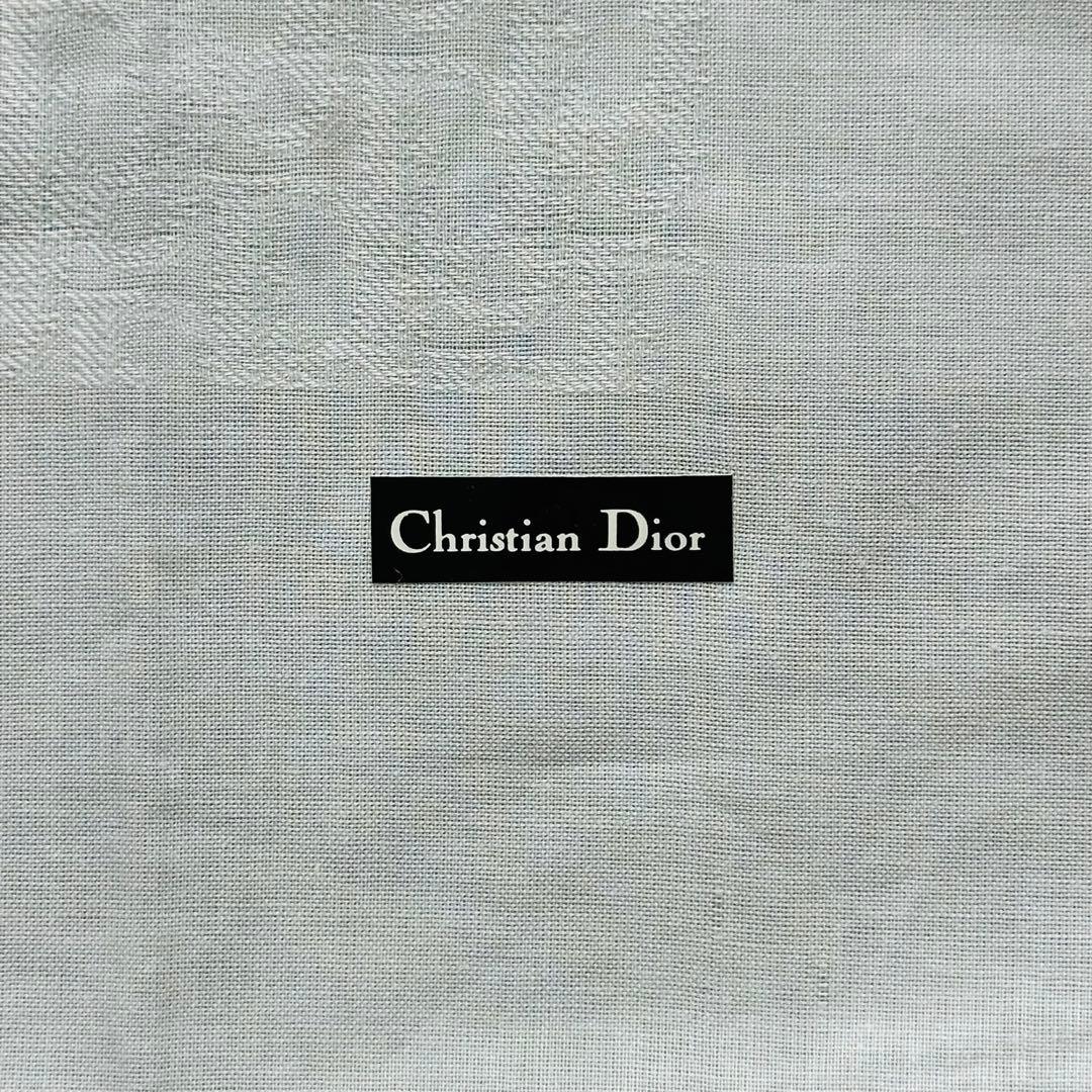 未使用✨Christian Dior トロッター ホワイトハンカチ 3