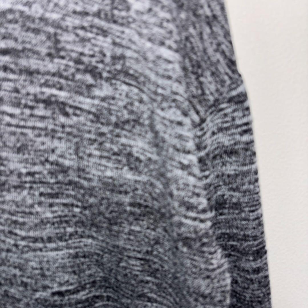 Sureve Vネック メランジ柄ニットセーター L グレー系d731 8