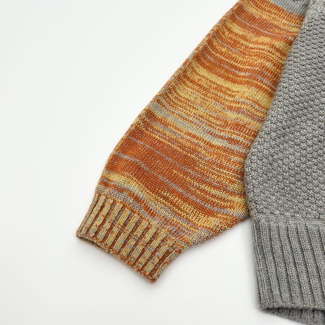 美品✨タマキニイメ　カーディガン　長袖　グレー　オレンジ　ブルー 3