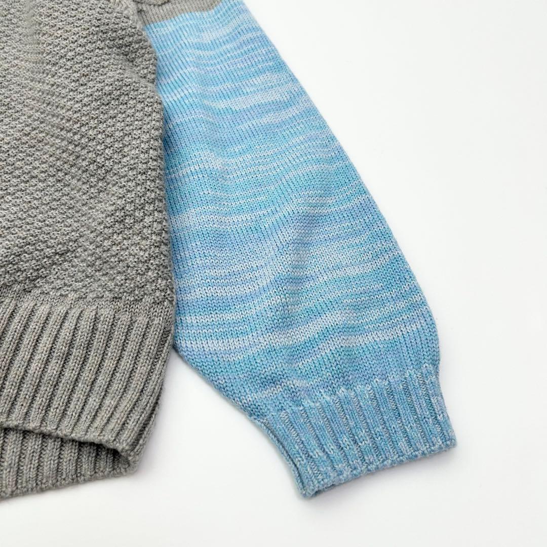 美品✨タマキニイメ　カーディガン　長袖　グレー　オレンジ　ブルー 4