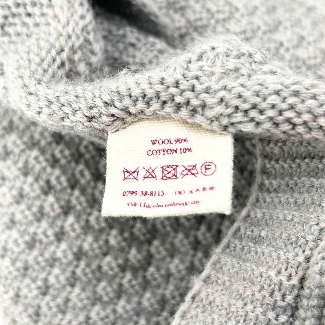 美品✨タマキニイメ　カーディガン　長袖　グレー　オレンジ　ブルー 7