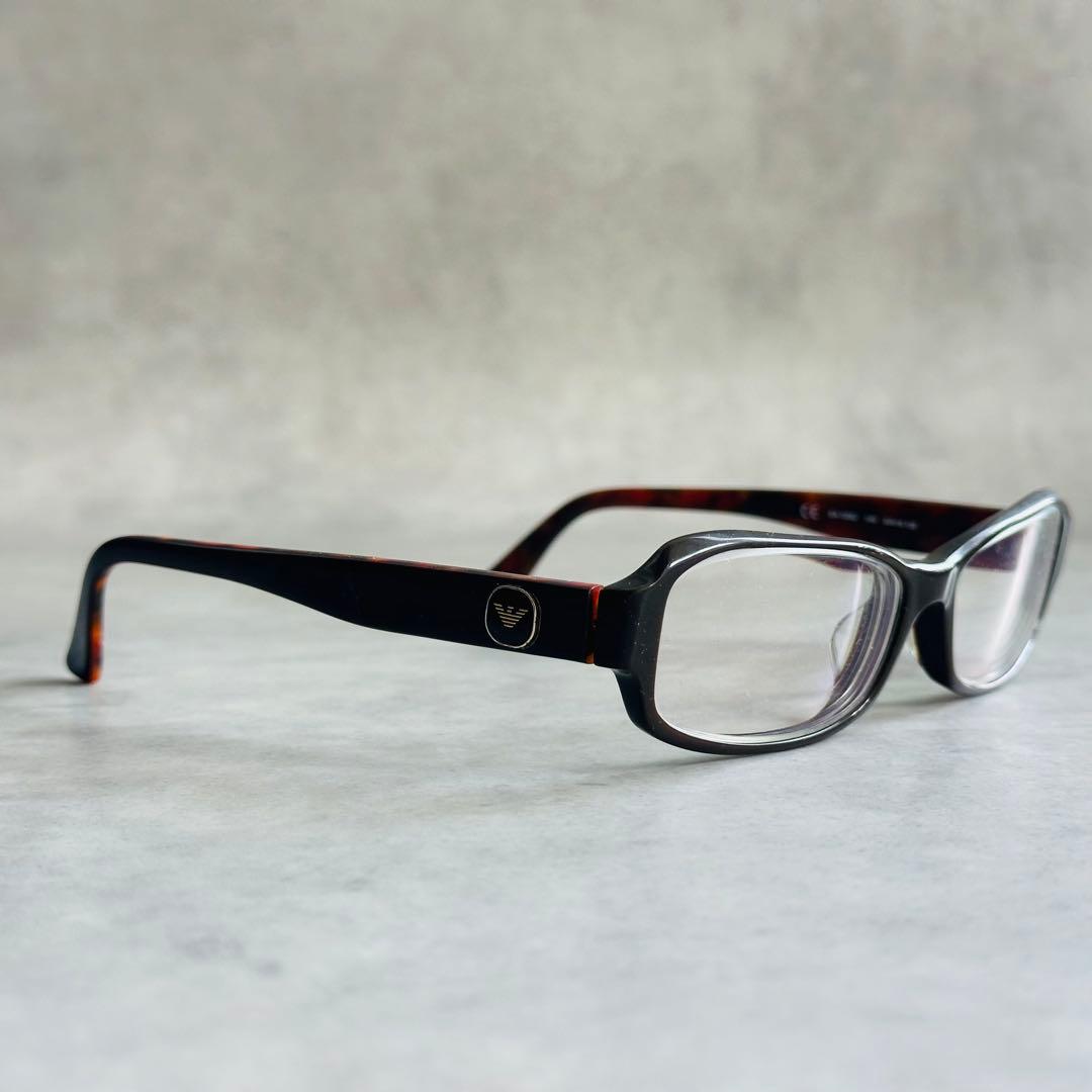 EMPORIO ARMANI イーグルロゴ　スクエア　メガネ 2