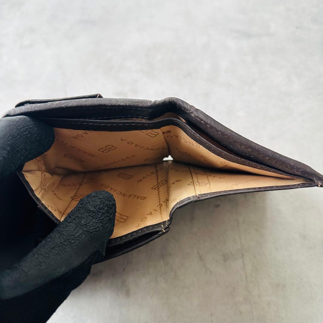 超希少✨BALENCIAGA BBモノグラム 三つ折財布 コンパクトウォレット 13