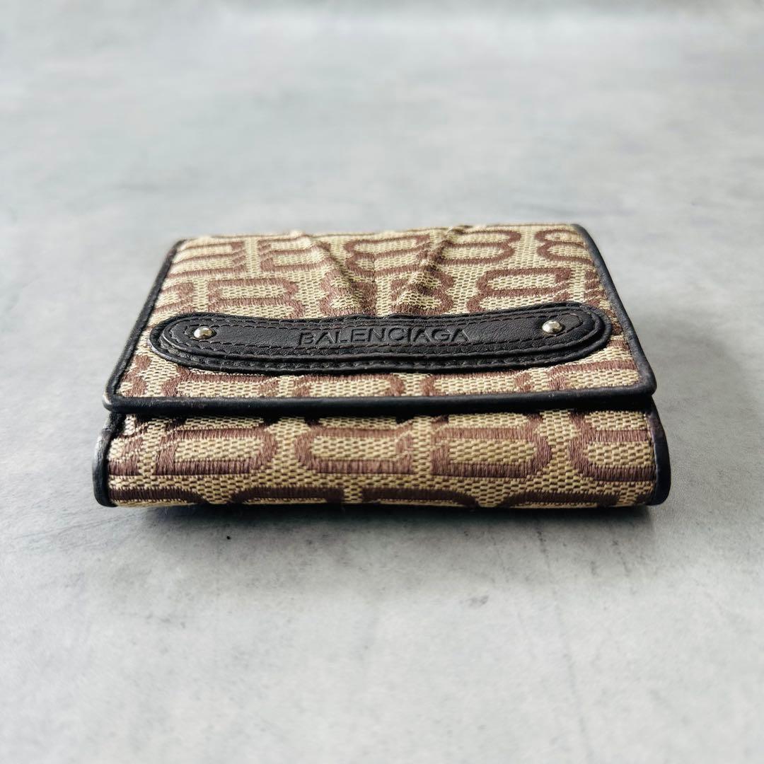 超希少✨BALENCIAGA BBモノグラム 三つ折財布 コンパクトウォレット 4