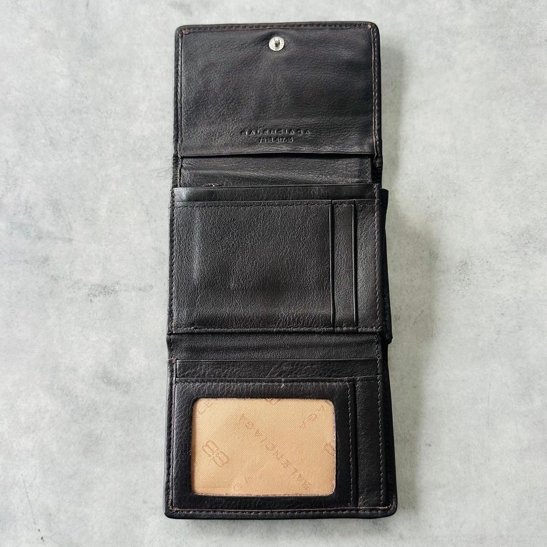超希少✨BALENCIAGA BBモノグラム 三つ折財布 コンパクトウォレット 8