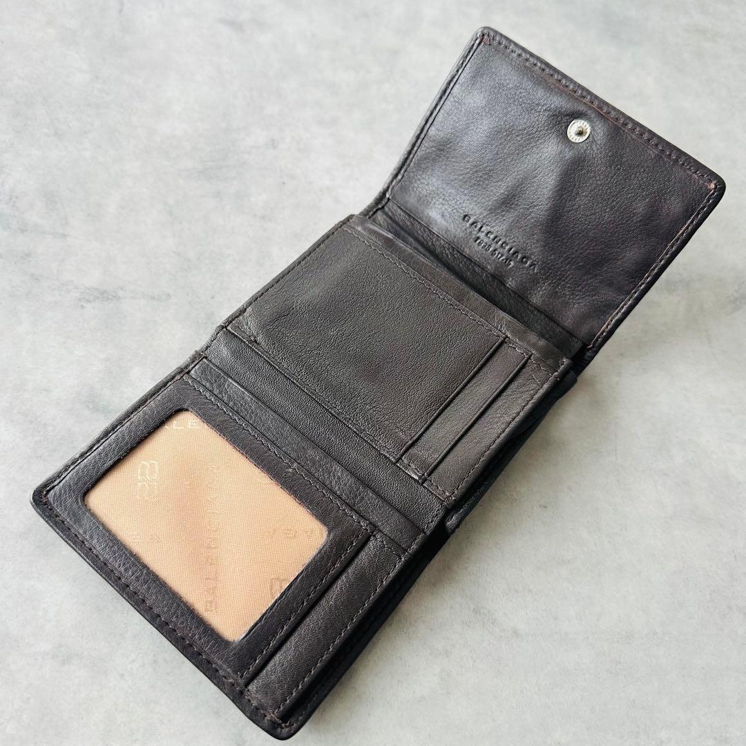 超希少✨BALENCIAGA BBモノグラム 三つ折財布 コンパクトウォレット 9