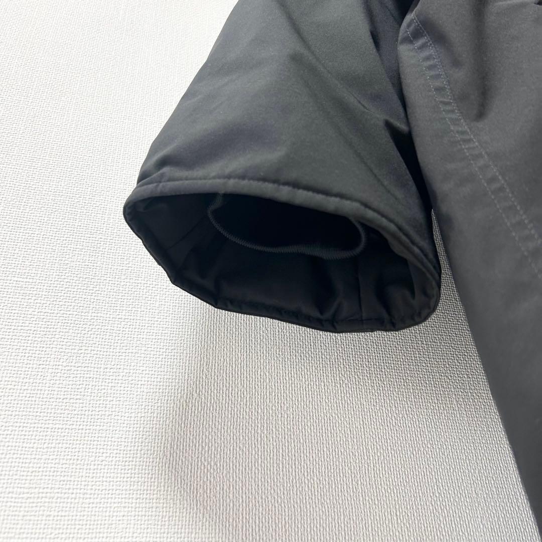 スピックアンドスパン　撥水フーデッドダウンコート　ブラック　38 4
