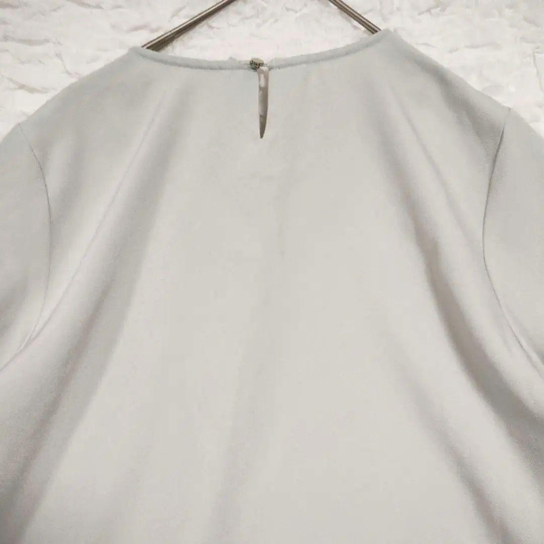 anysis エニィスィス グレー Vネック フレア袖シャツ S 軽い シンプル 7