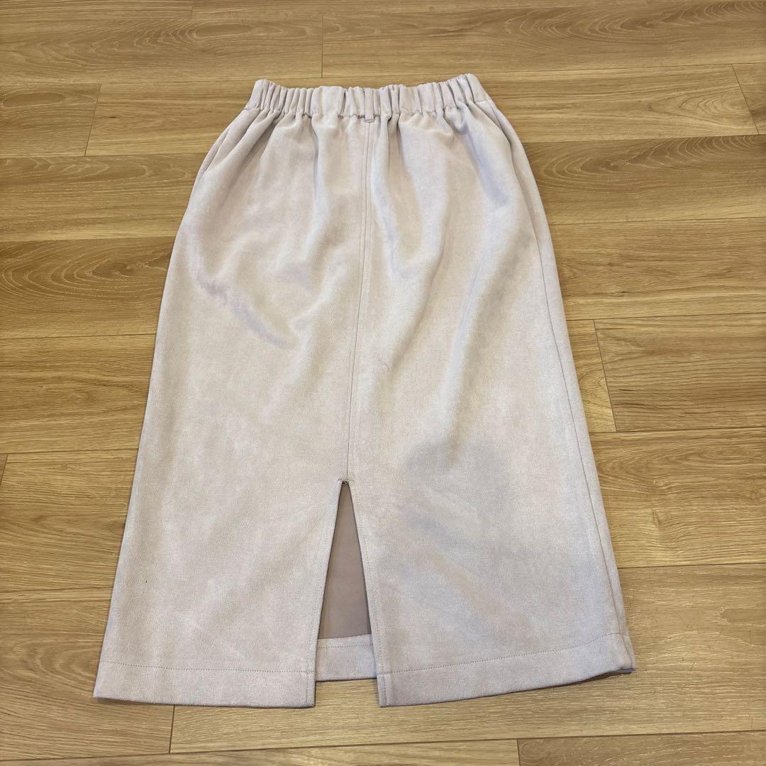 .CHIPCLIP タイトスカート ロング　スリット ベージュ M ウエストゴム 5